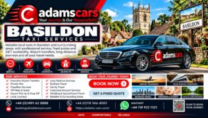 Basildon taxi service by Adam Cars Taxi Company for local journeys and travel to Reading and surrounding West Berkshire areas.