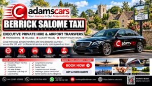 Berrick Salome taxi service by Adam Cars Taxi Company in South Oxfordshire.Berrick Salome taxi service by Adam Cars Taxi Company in South Oxfordshire.