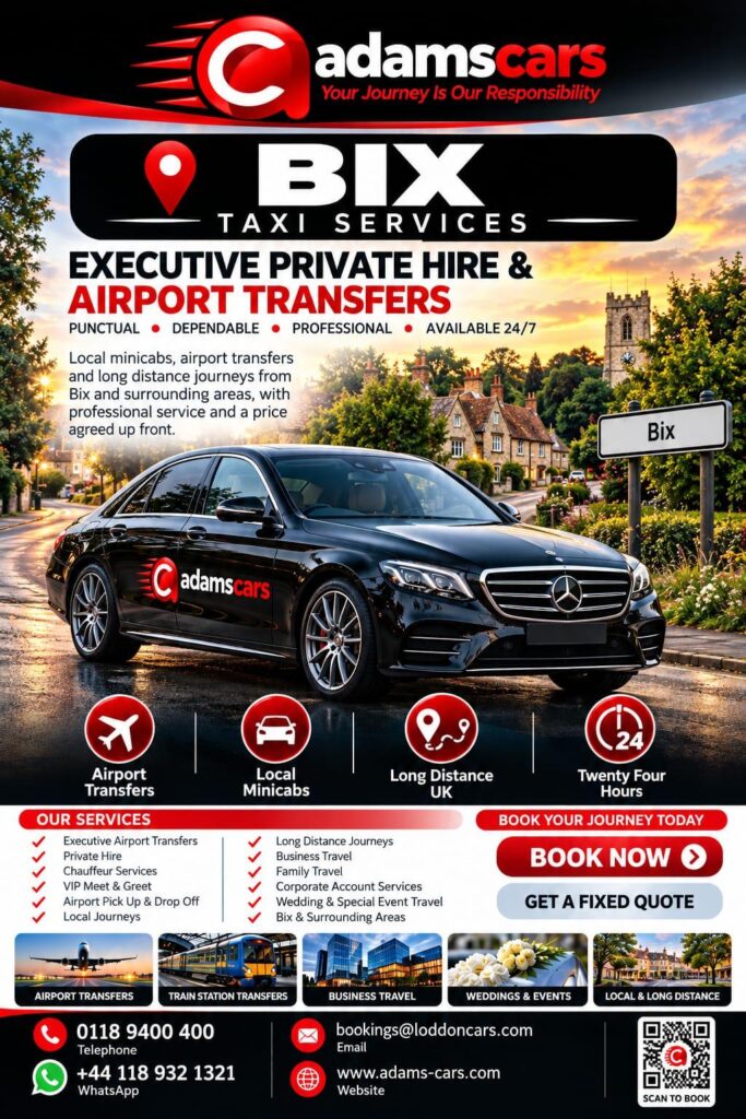 Bix taxi service near Henley-on-Thames