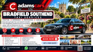 Bradfield Southend taxi service by Adam Cars Taxi Company for local journeys and travel to Reading and nearby Berkshire destinations.