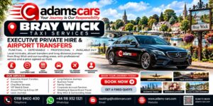 Bray Wick taxi service in Berkshire by Adam Cars Taxi Company.