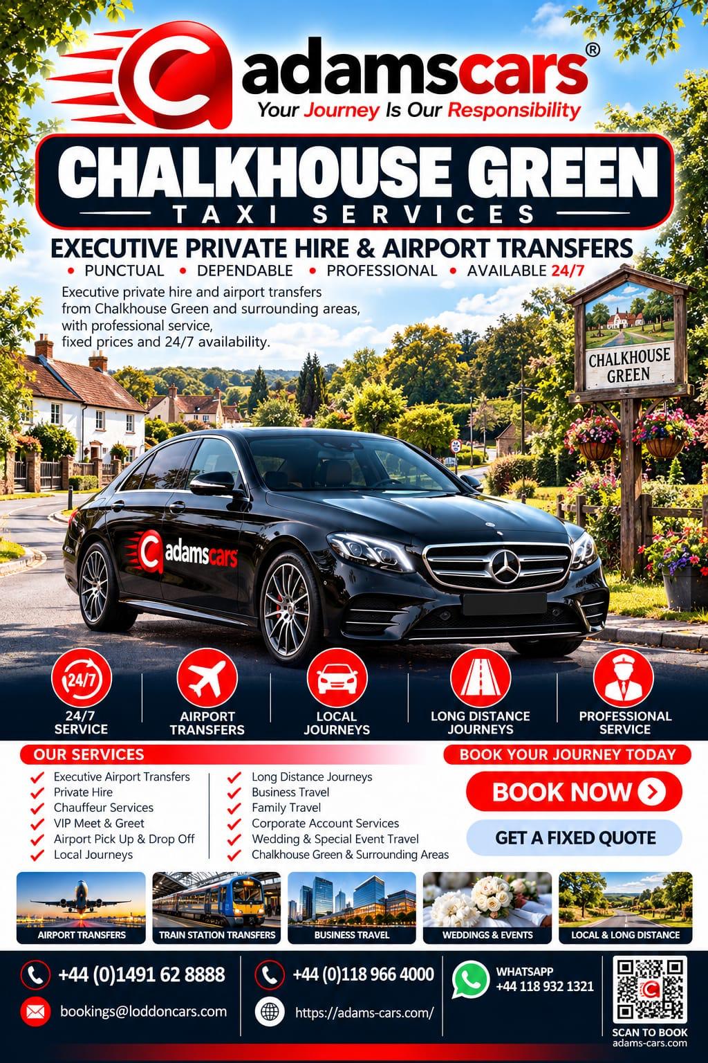 Chalkhouse Green taxi service in South Oxfordshire