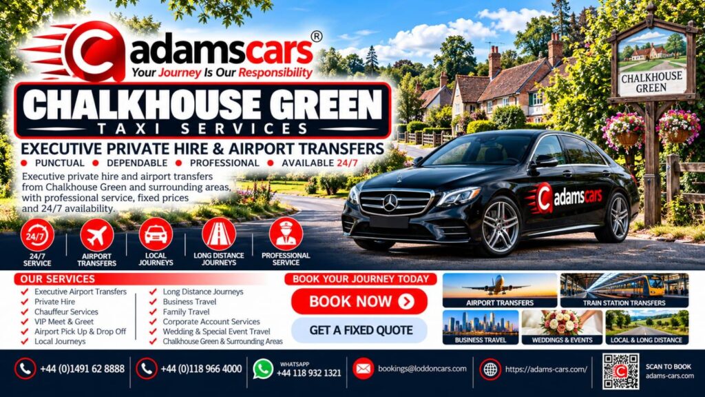 Chalkhouse Green taxi service in South Oxfordshire