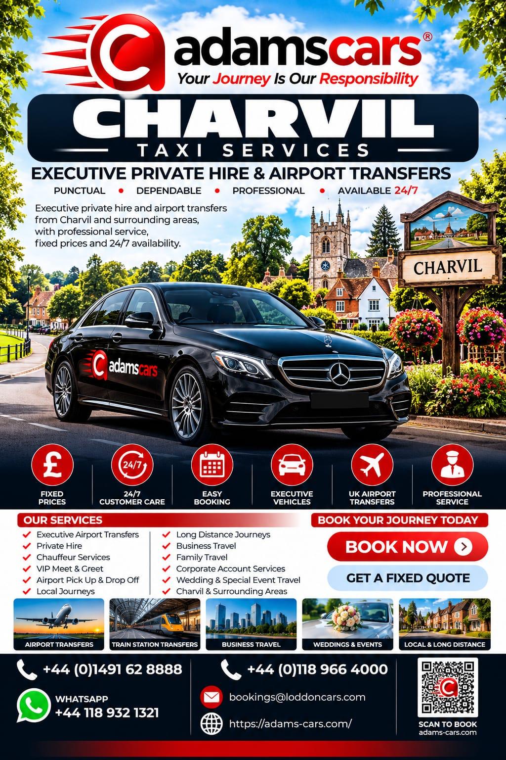 Charvil taxi service in Berkshire