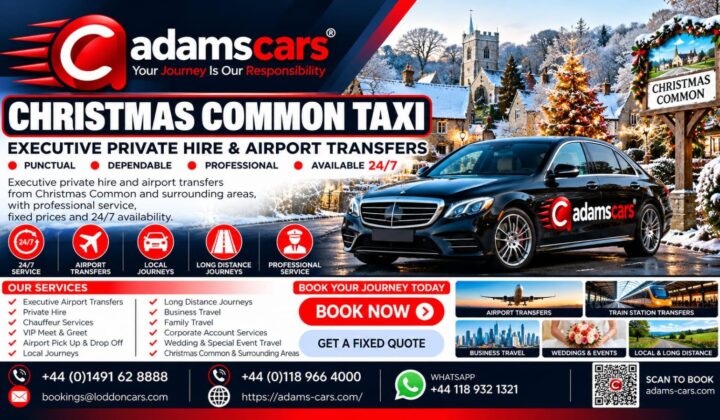 Christmas Common taxi service in Oxfordshire
