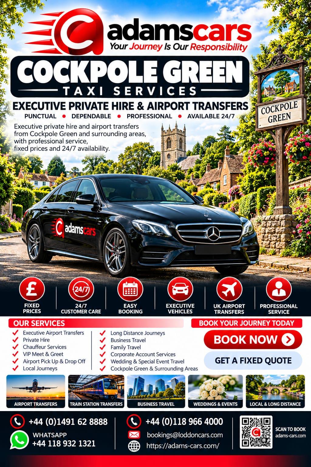 Cockpole Green taxi service in Berkshire