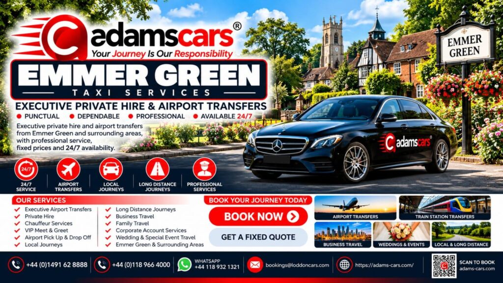 Emmer Green taxi service for local journeys and pre-booked travel