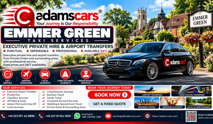 Emmer Green taxi service for local journeys and pre-booked travel