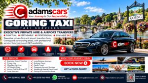 Goring taxi service by Adam Cars Taxi Company in Oxfordshire.