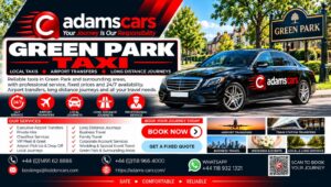 Green Park taxi service in Reading by Adam Cars Taxi Company.