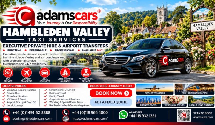 Hambleden Valley taxi service through the Buckinghamshire countryside
