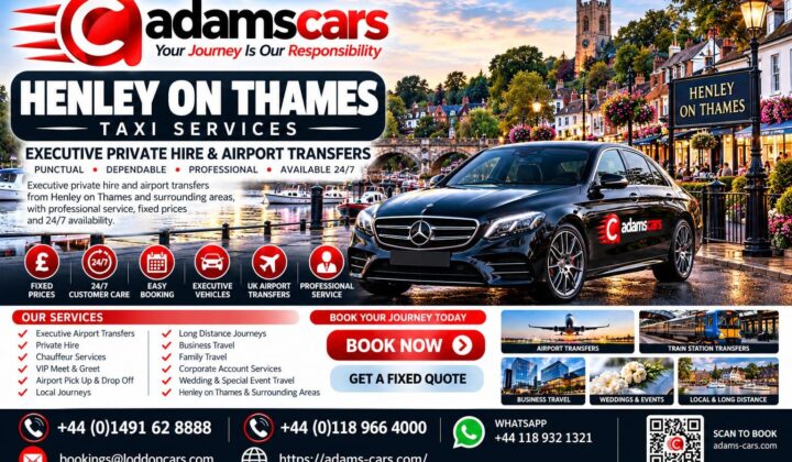 Henley-on-Thames taxi service near the town centre