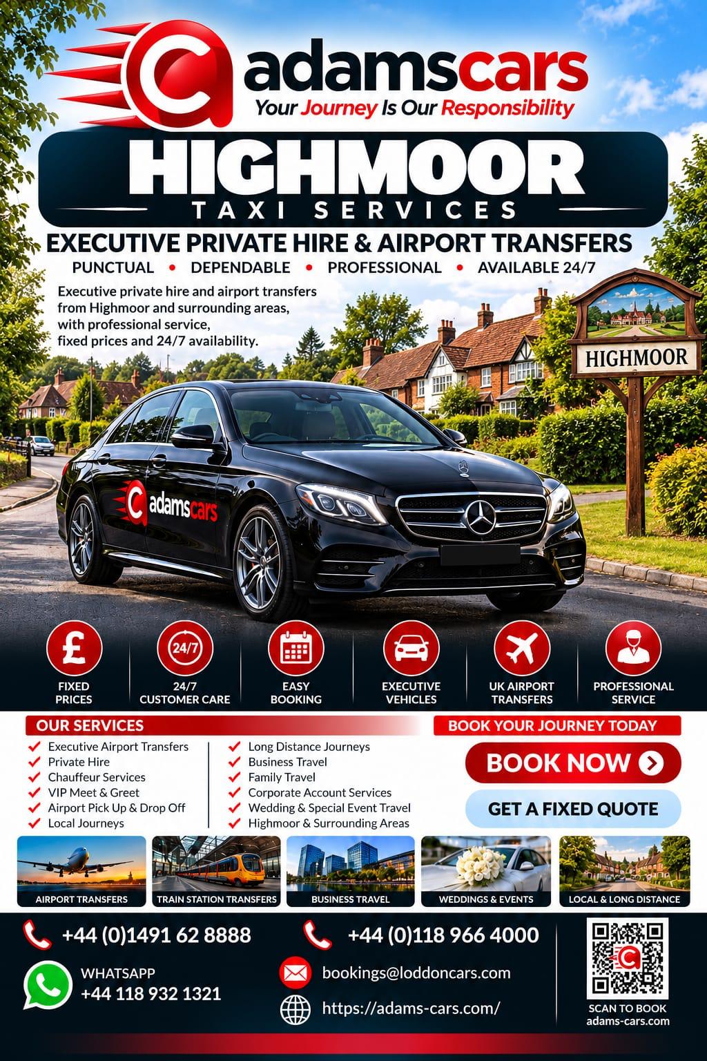 Highmoor taxi service in Oxfordshire
