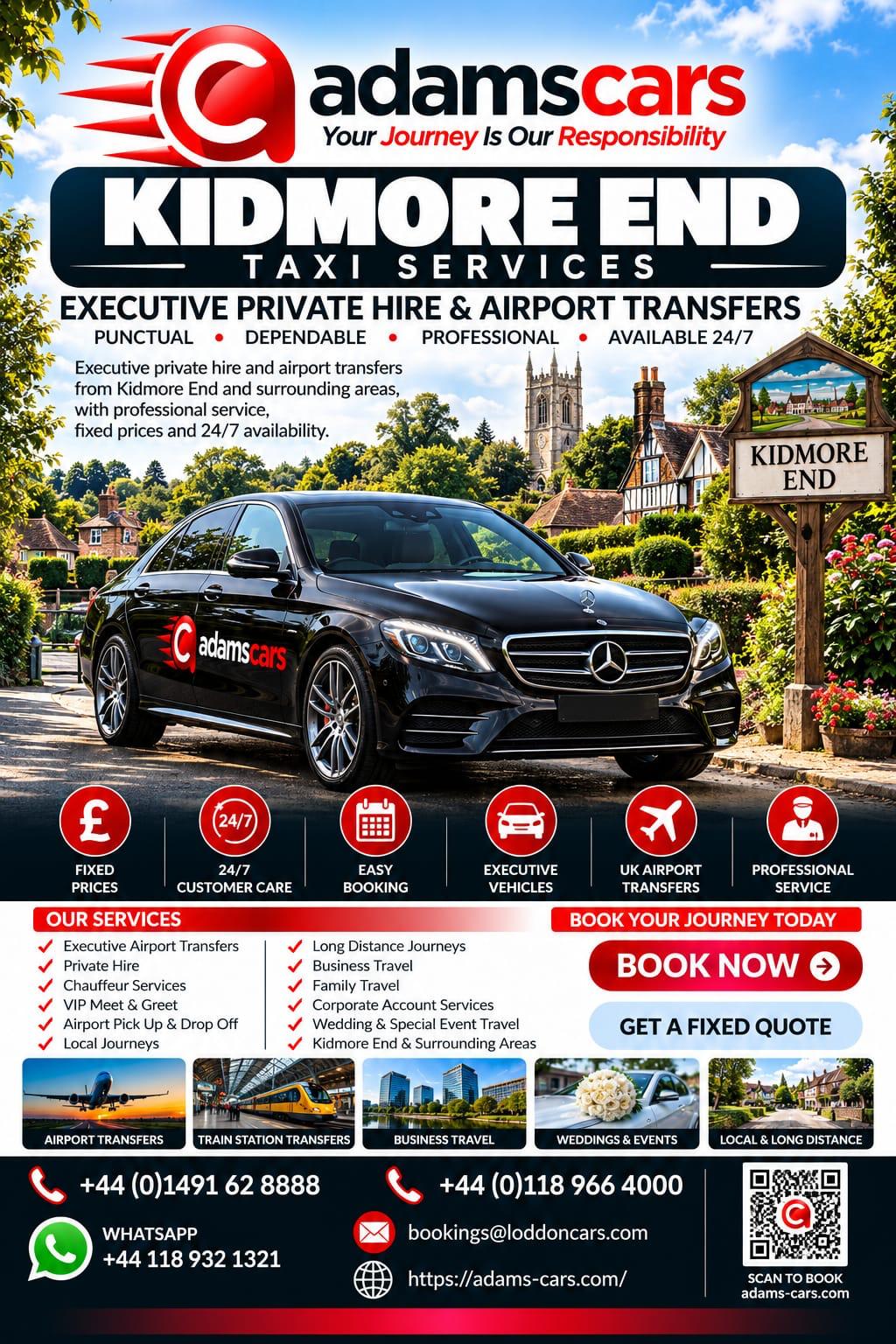Kidmore End taxi service in Oxfordshire