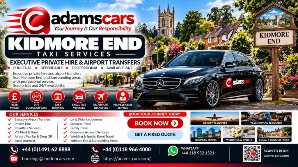 Kidmore End taxi service in Oxfordshire