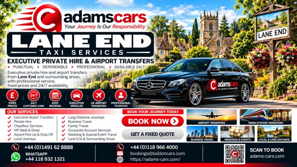Lane End taxi service in Buckinghamshire