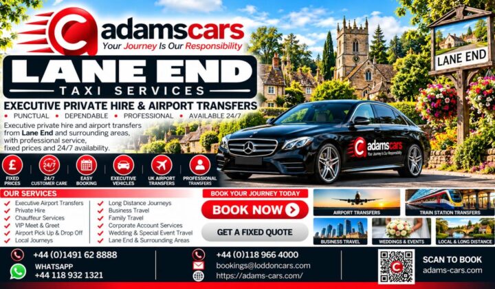 Lane End taxi service in Buckinghamshire