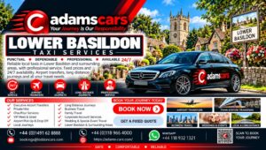 Lower Basildon taxi service by Adam Cars Taxi Company for local journeys, Reading transfers and travel around West Berkshire.
