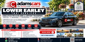 Lower Earley taxi service by Adam Cars Taxi Company for local journeys and travel to Reading.