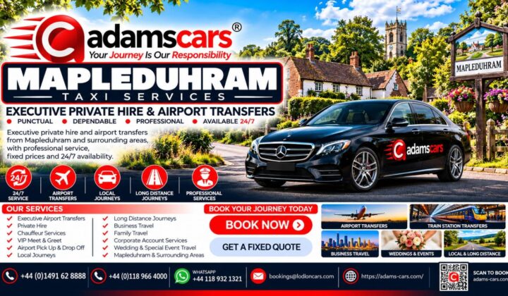 Mapledurham taxi service in South Oxfordshire