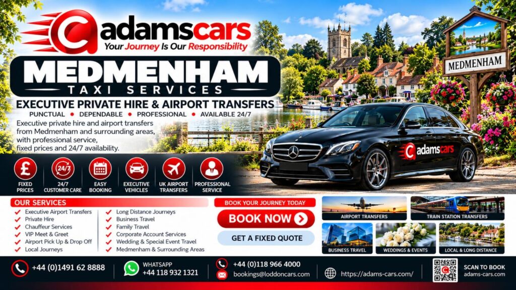 Medmenham taxi service in Buckinghamshire