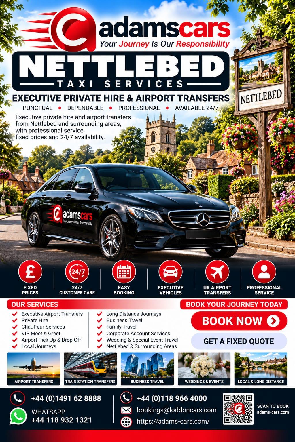 Nettlebed taxi service in Oxfordshire