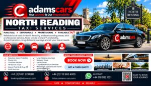 North Reading taxi service by Adam Cars Taxi Company.