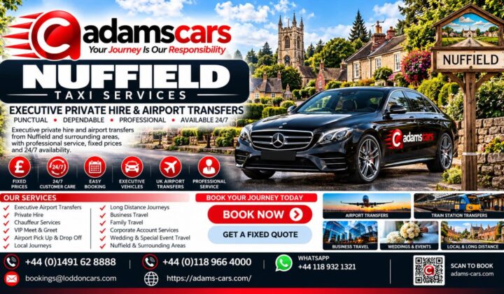 Nuffield taxi service in Oxfordshire