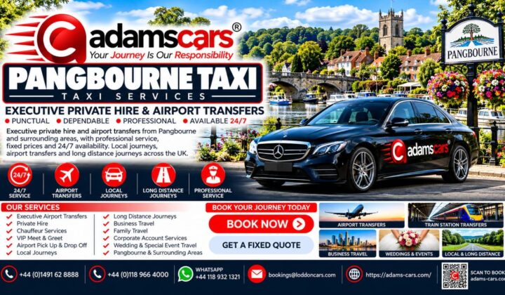 Pangbourne taxi service for local journeys and pre-booked transport
