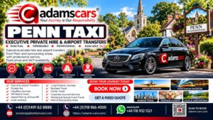 Penn taxi service in Buckinghamshire by Adam Cars Taxi Company.