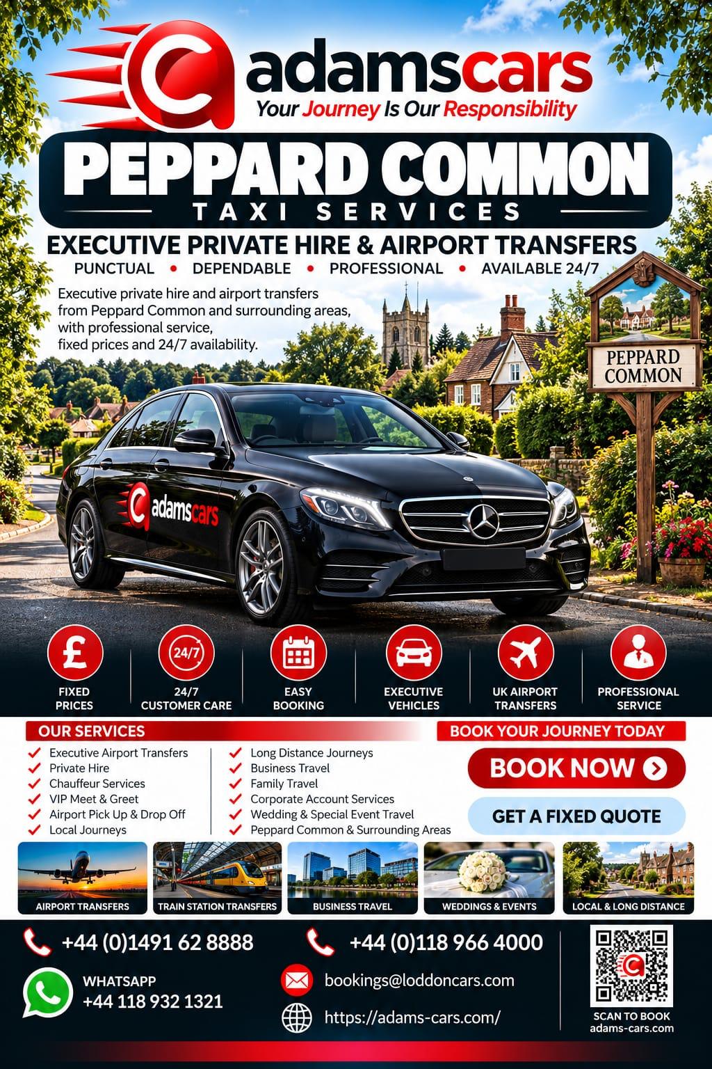 Peppard Common taxi service in Oxfordshire