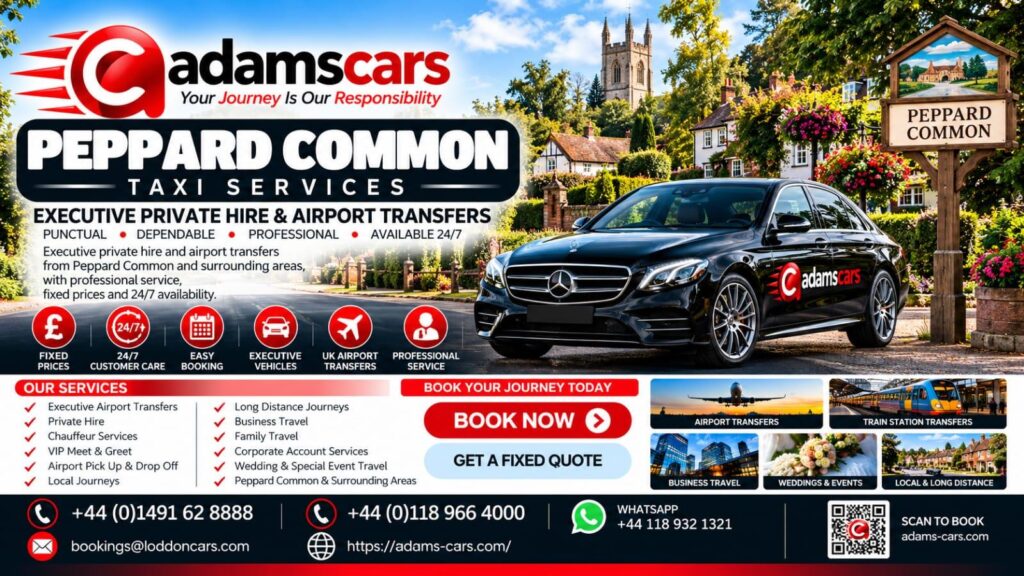 Peppard Common taxi service in Oxfordshire
