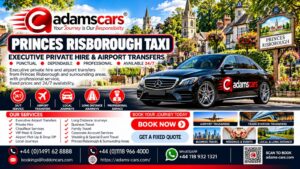 Princes Risborough taxi service in Buckinghamshire by Adam Cars Taxi Company.