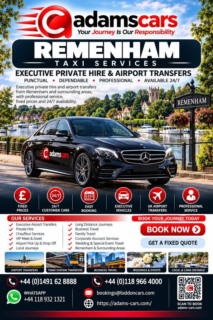 Remenham taxi service near Henley-on-Thames