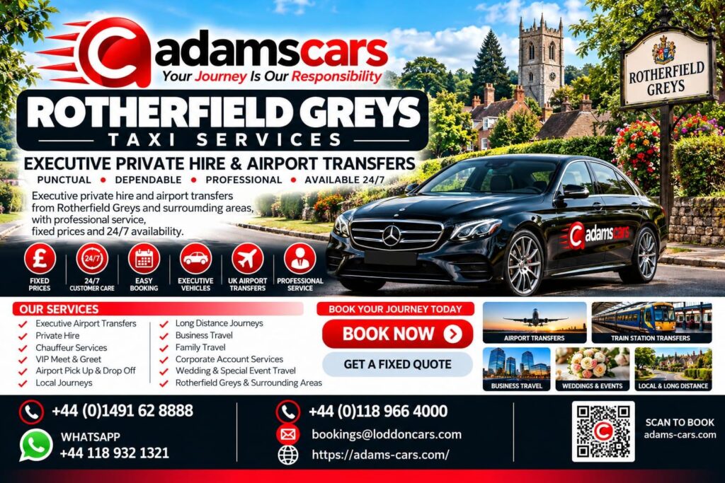 Rotherfield Greys taxi service in Oxfordshire