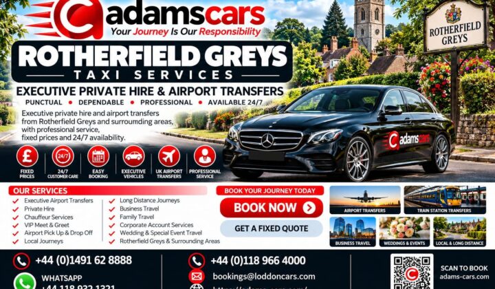 Rotherfield Greys taxi service in Oxfordshire
