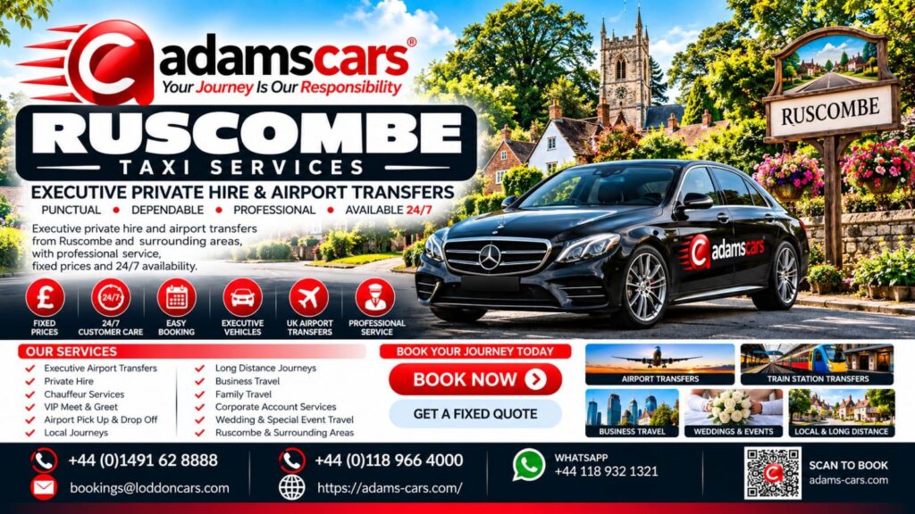 Ruscombe taxi service in Berkshire