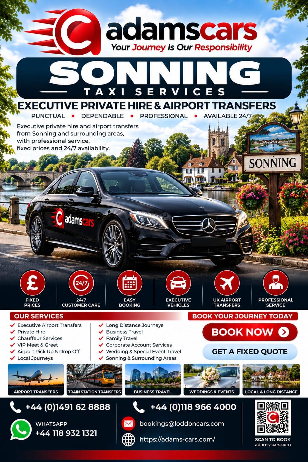 Sonning taxi service in Berkshire