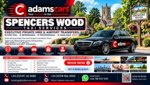 Spencers Wood taxi service by Adam Cars Taxi Company for local journeys and travel around Reading and Berkshire.