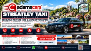 Streatley taxi service by Adam Cars Taxi Company near the River Thames in Berkshire.