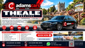 Theale taxi service by Adam Cars Taxi Company for local journeys, railway station transfers and travel to Reading.