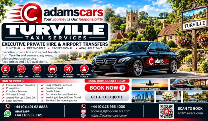 Turville taxi service in Buckinghamshire