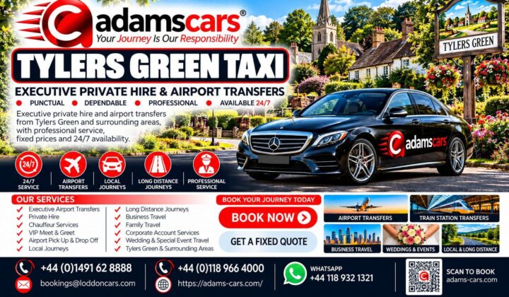 Tylers Green taxi service in Buckinghamshire by Adam Cars Taxi Company.