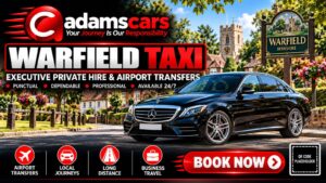 Warfield taxi service in Berkshire by Adam Cars Taxi Company.
