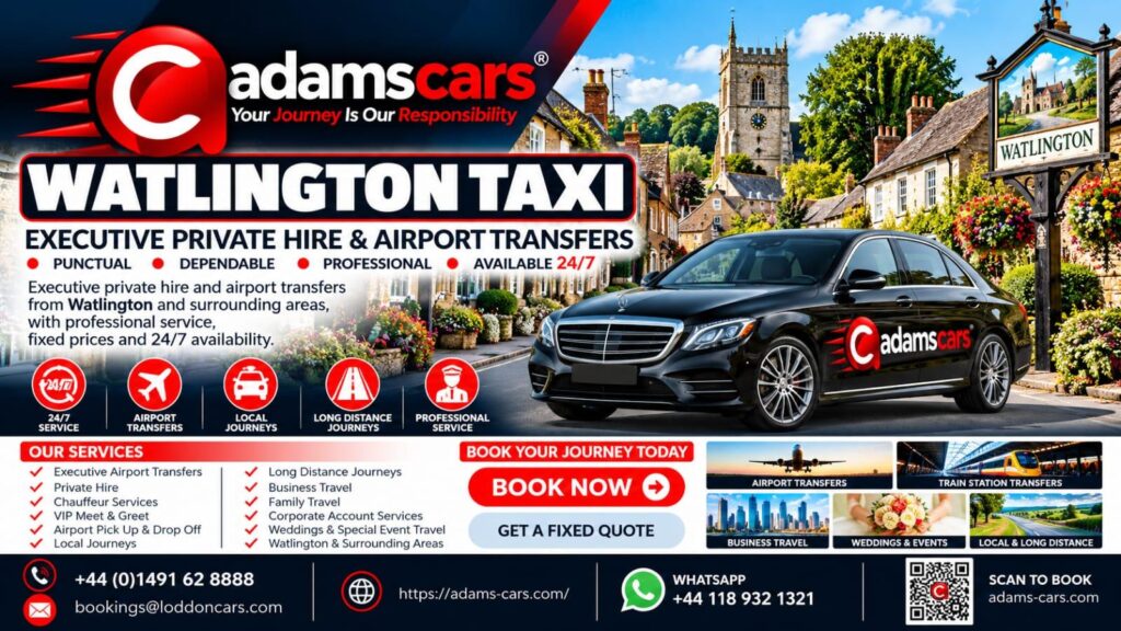 Watlington taxi service in Oxfordshire