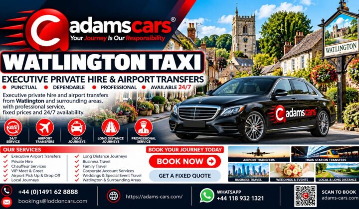 Watlington taxi service in Oxfordshire