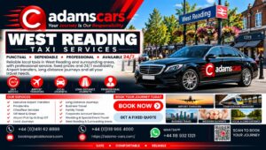 West Reading taxi service by Adam Cars Taxi Company.