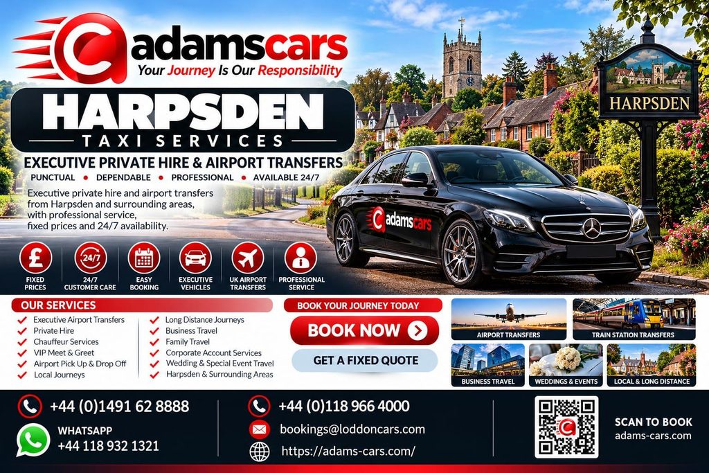 Harpsden taxi service in the Oxfordshire countryside
