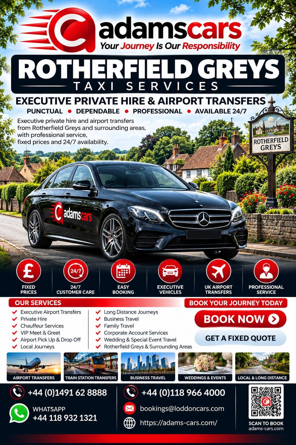 Rotherfield Greys taxi service in Oxfordshire