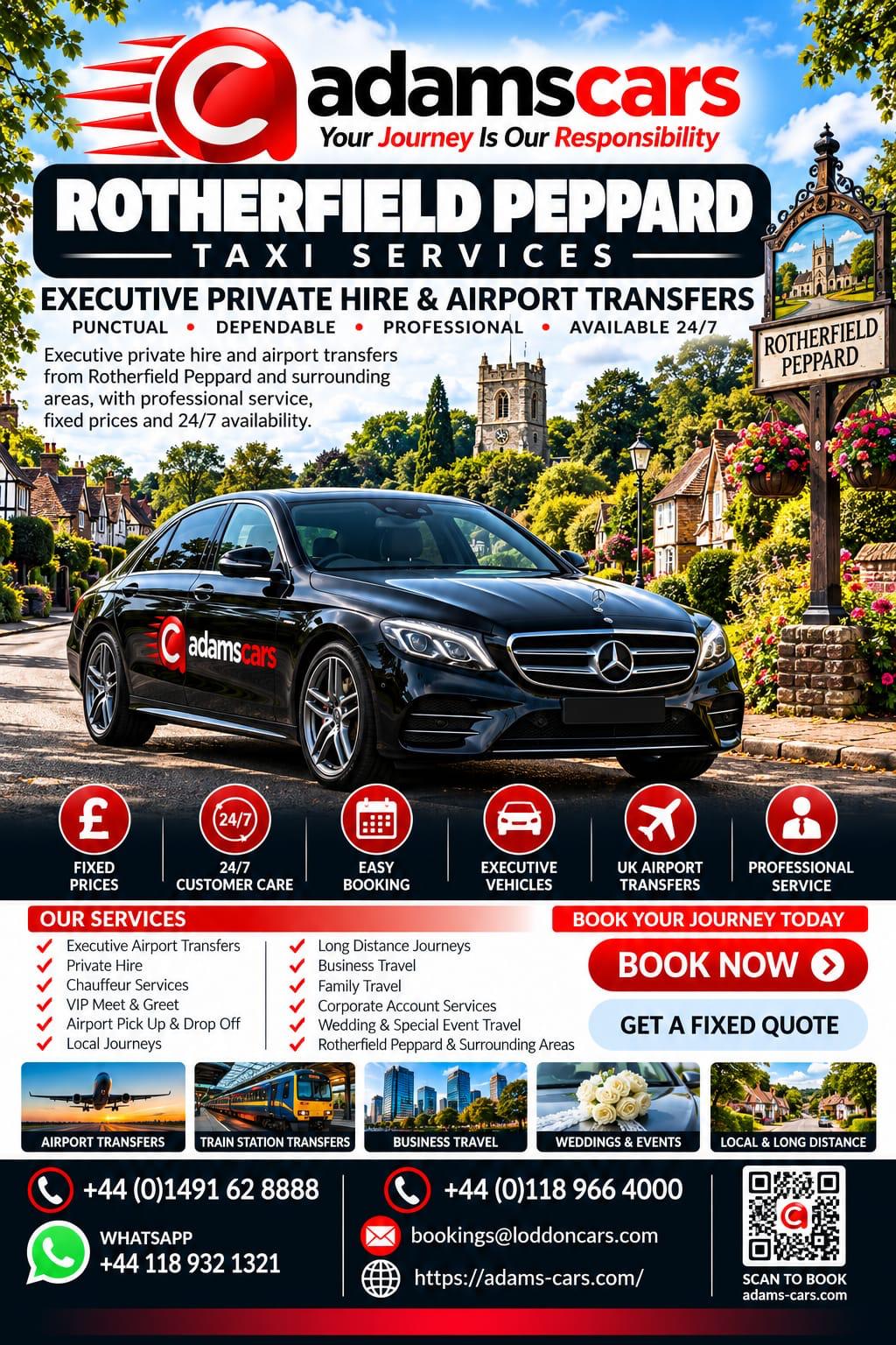Rotherfield Peppard taxi service in Oxfordshire